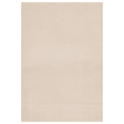 vidaXL Shaggy Rug Beige 240x305 cm Polyester