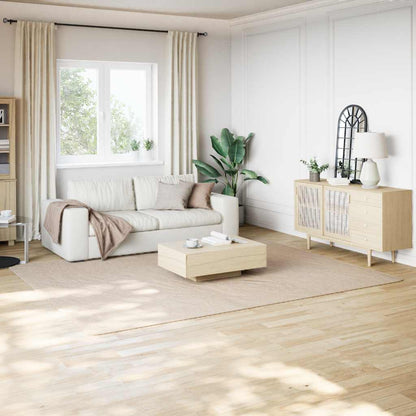 vidaXL Shaggy Rug Beige 240x305 cm Polyester