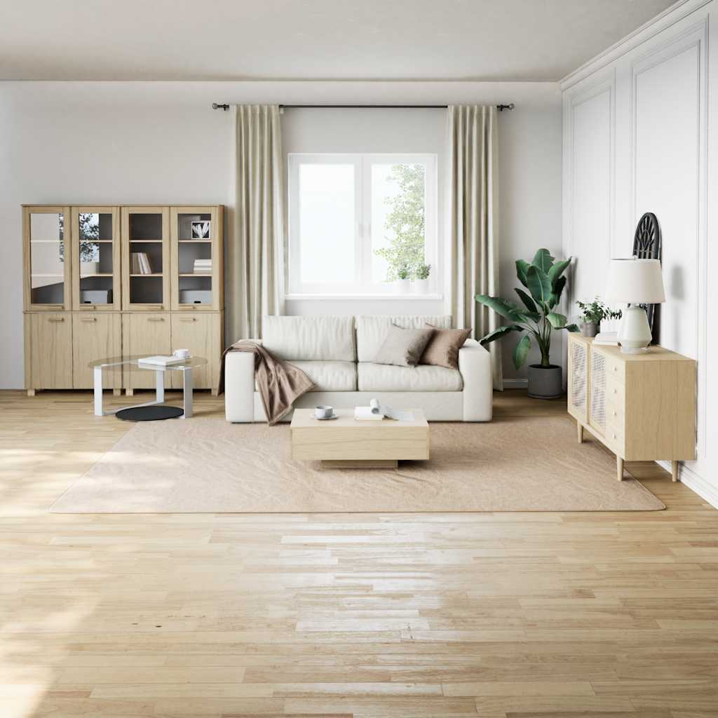 vidaXL Shaggy Rug Beige 240x340 cm Polyester