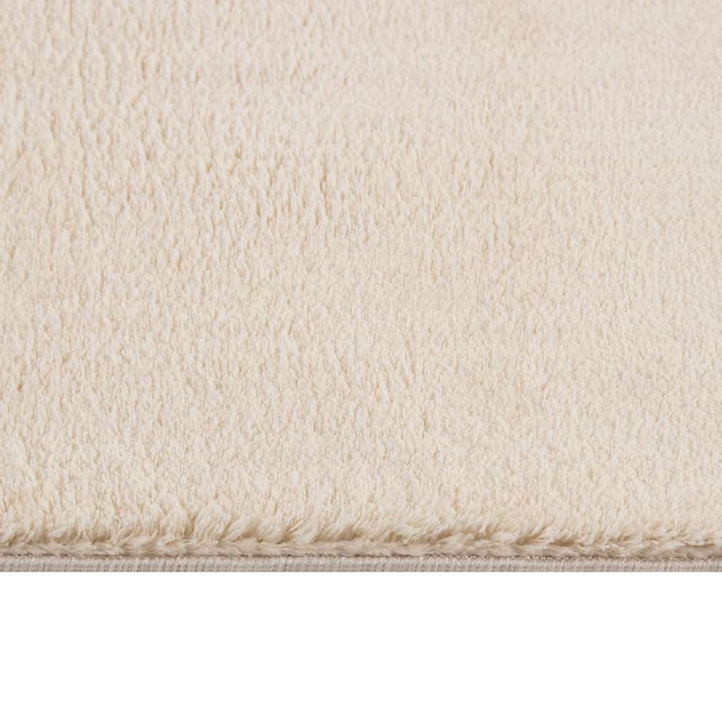 vidaXL Shaggy Rug Beige 240x340 cm Polyester
