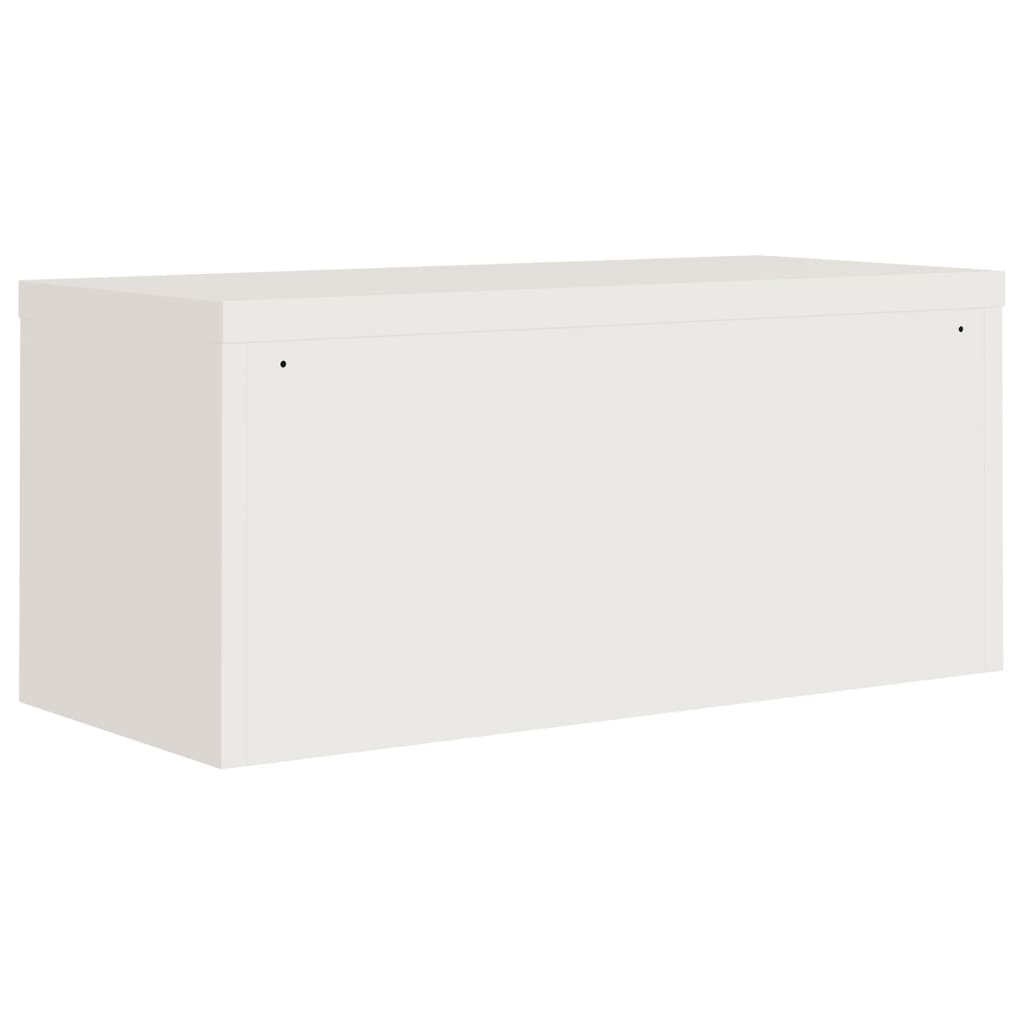 vidaXL File Cabinet White 90x40x110 cm Steel