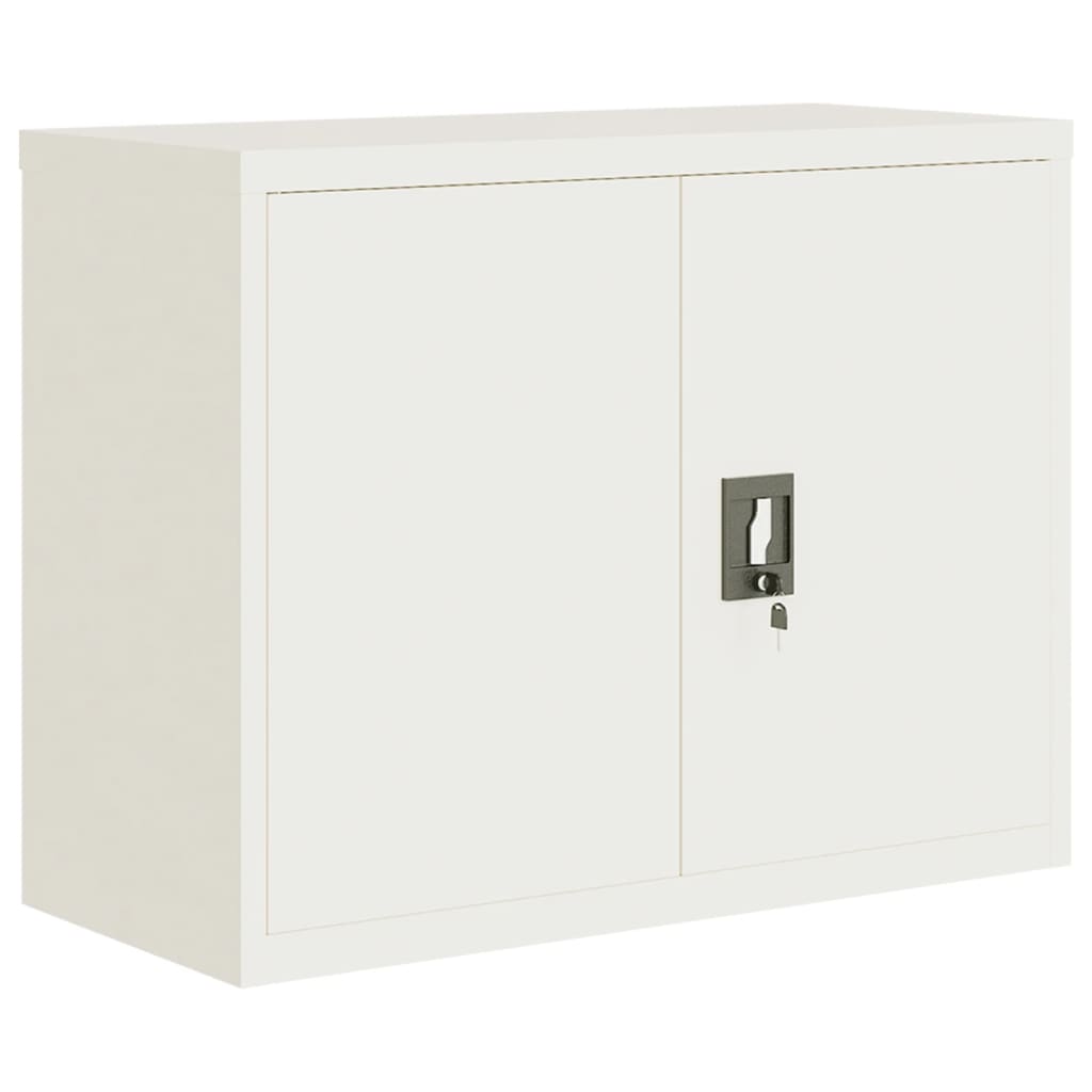 vidaXL File Cabinet White 90x40x110 cm Steel