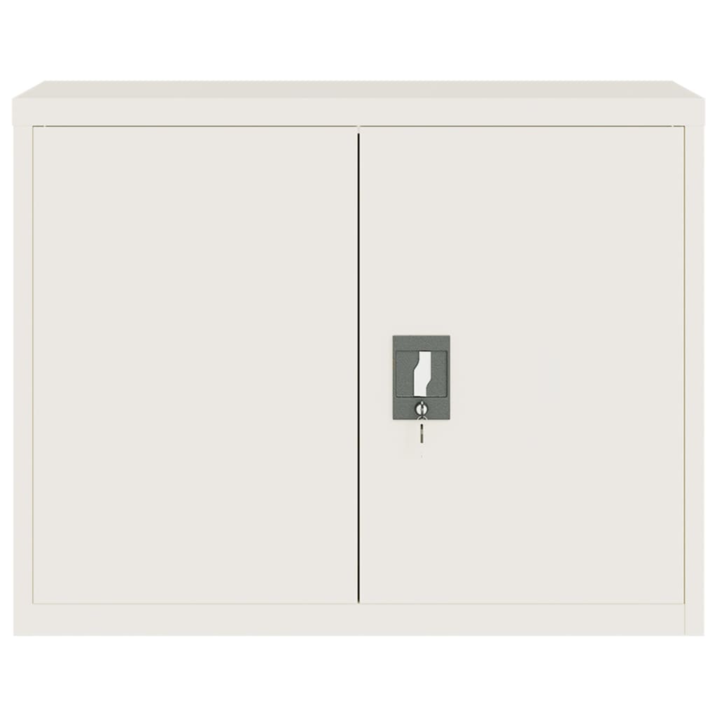 vidaXL File Cabinet White 90x40x110 cm Steel