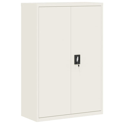 vidaXL File Cabinet White 90x40x180 cm Steel