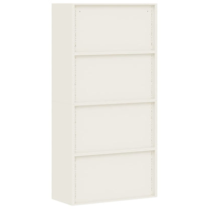 vidaXL File Cabinet White 90x40x220 cm Steel