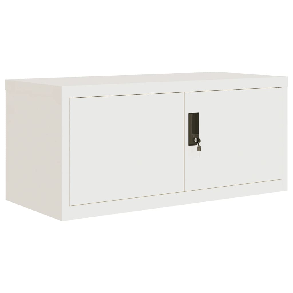 vidaXL File Cabinet White 90x40x240 cm Steel