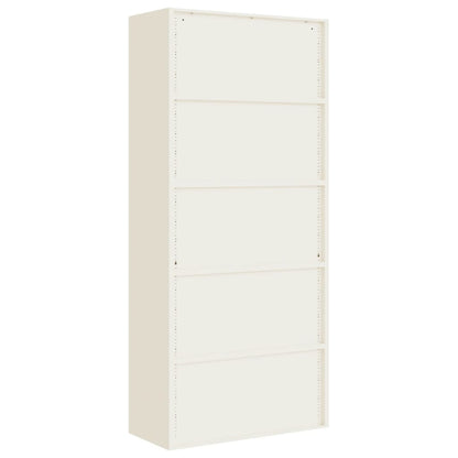 vidaXL File Cabinet White 90x40x240 cm Steel