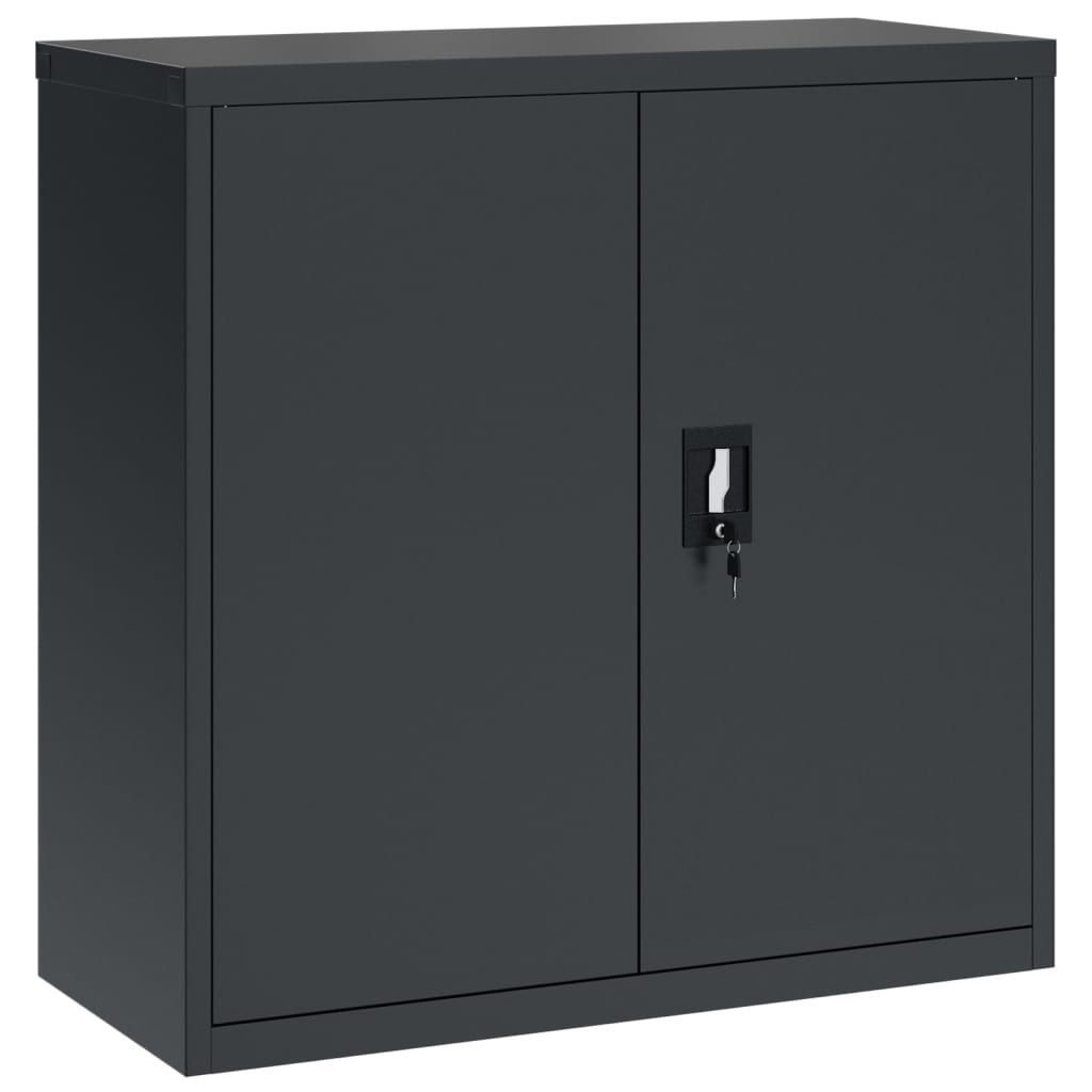 vidaXL File Cabinet Anthracite 90x40x130 cm Steel