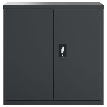 vidaXL File Cabinet Anthracite 90x40x130 cm Steel