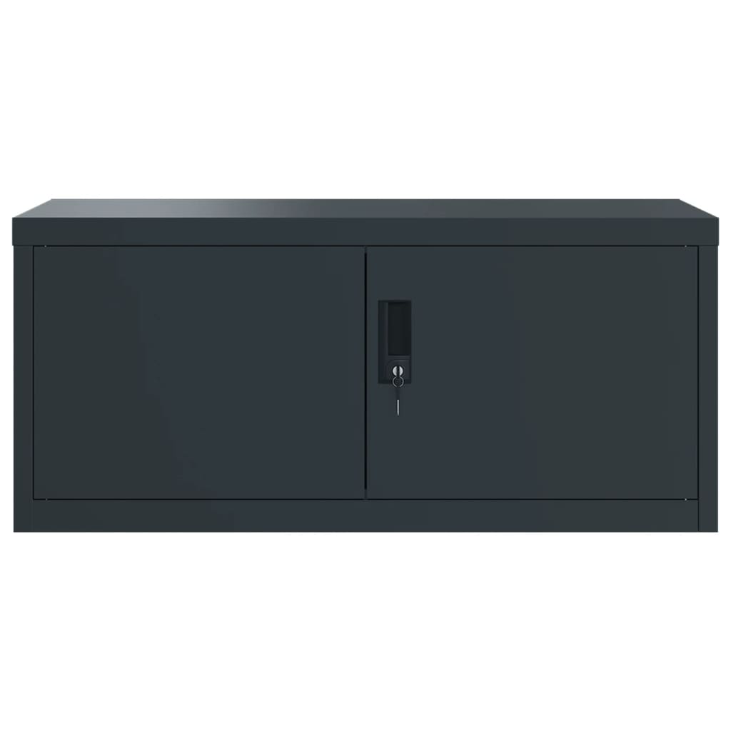 vidaXL File Cabinet Anthracite 90x40x145 cm Steel