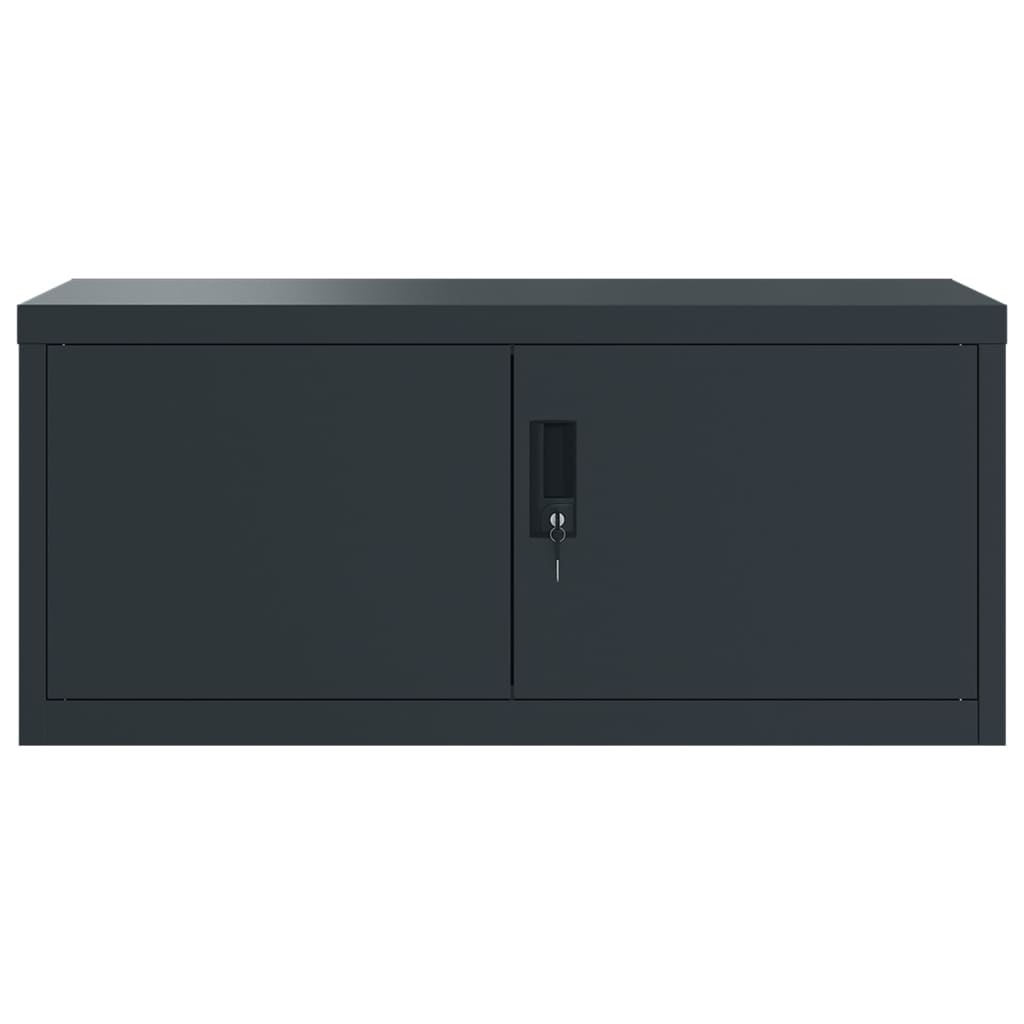 vidaXL File Cabinet Anthracite 90x40x180 cm Steel