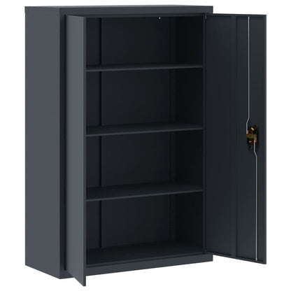 vidaXL File Cabinet Anthracite 90x40x180 cm Steel