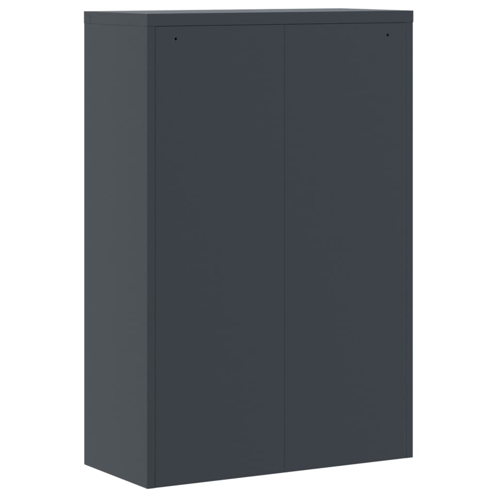 vidaXL File Cabinet Anthracite 90x40x180 cm Steel
