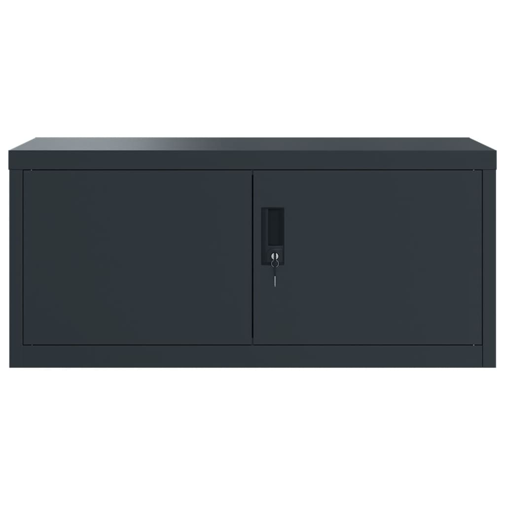 vidaXL File Cabinet Anthracite 90x40x220 cm Steel