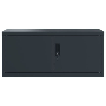 vidaXL File Cabinet Anthracite 90x40x220 cm Steel