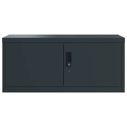 vidaXL File Cabinet Anthracite 90x40x240 cm Steel