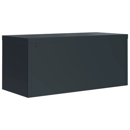 vidaXL File Cabinet Anthracite 90x40x240 cm Steel
