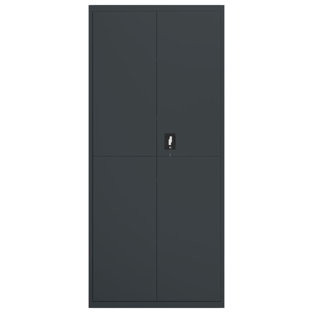 vidaXL File Cabinet Anthracite 90x40x240 cm Steel