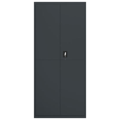 vidaXL File Cabinet Anthracite 90x40x240 cm Steel