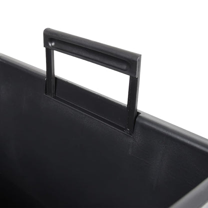 vidaXL Planter with Removable Inner Anthracite 11 / 26.5 L PP Rattan