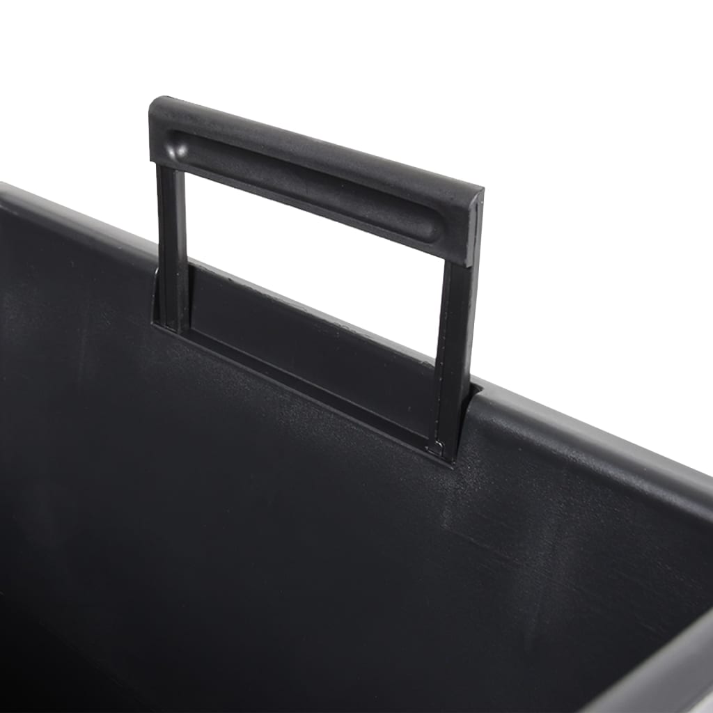 vidaXL Planter with Removable Inner White 11 / 26.5 L PP Rattan