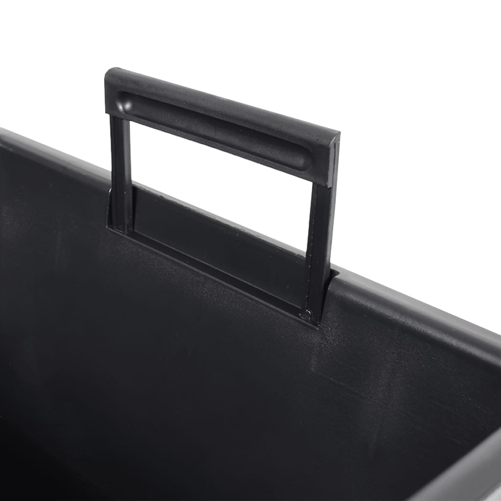 vidaXL Planter with Removable Inner Brown 21 / 49 L PP Rattan