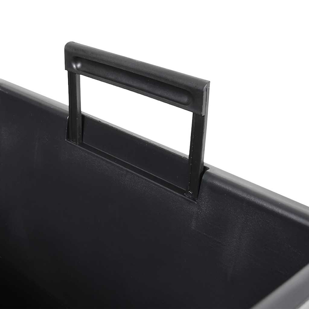 vidaXL Planter with Removable Inner Brown 21 / 32 L PP Rattan