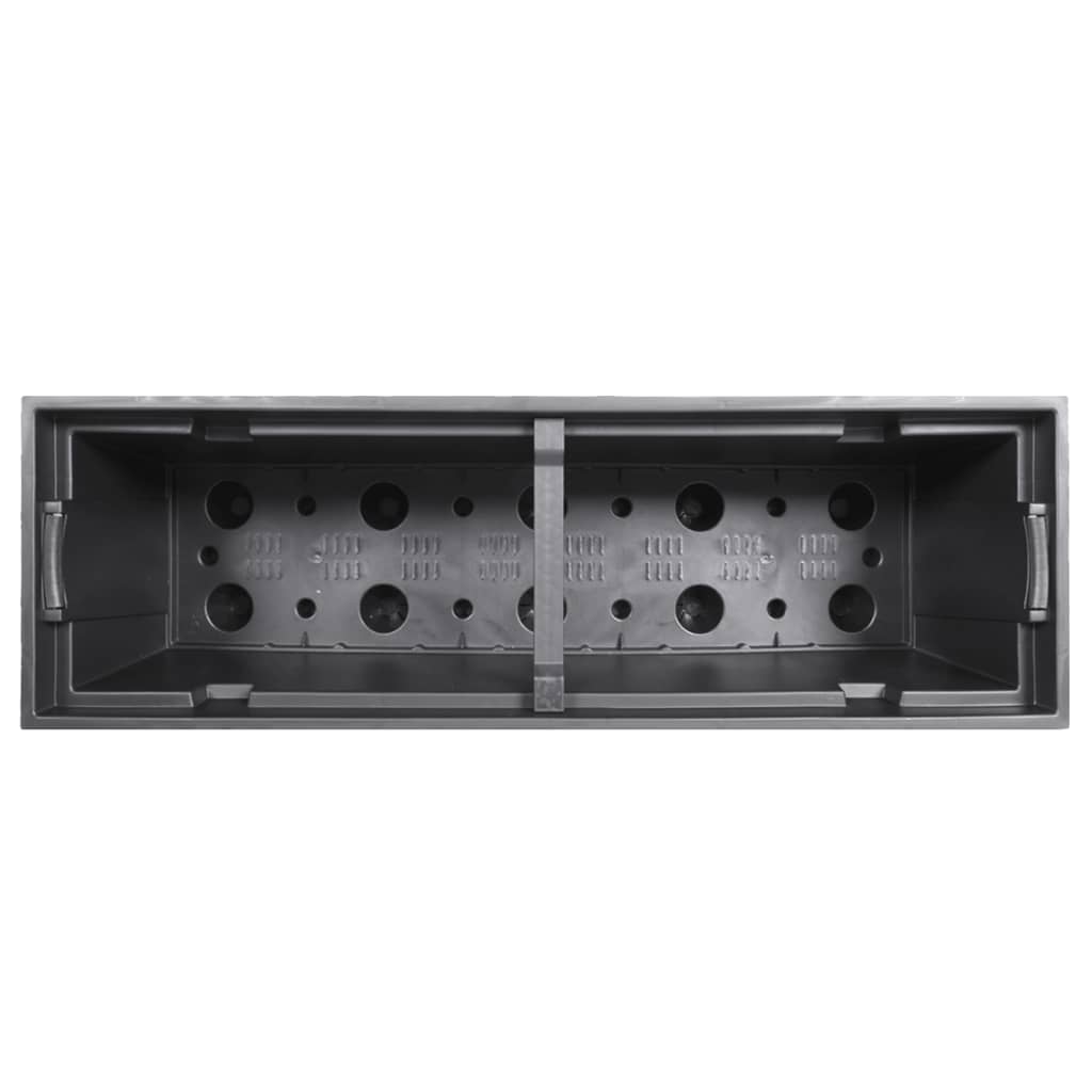 vidaXL Planter with Removable Inner Brown 12 / 44 L PP Rattan
