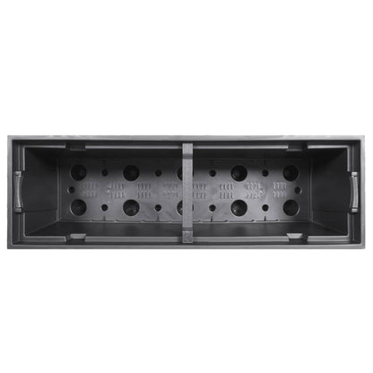 vidaXL Planter with Removable Inner Brown 12 / 44 L PP Rattan