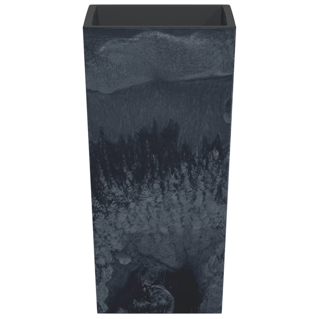 vidaXL Planter with Removable Inner Anthracite 11/26.5L PP Concrete Look