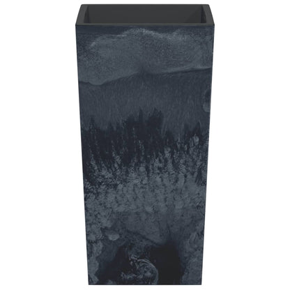 vidaXL Planter with Removable Inner Anthracite 11/26.5L PP Concrete Look