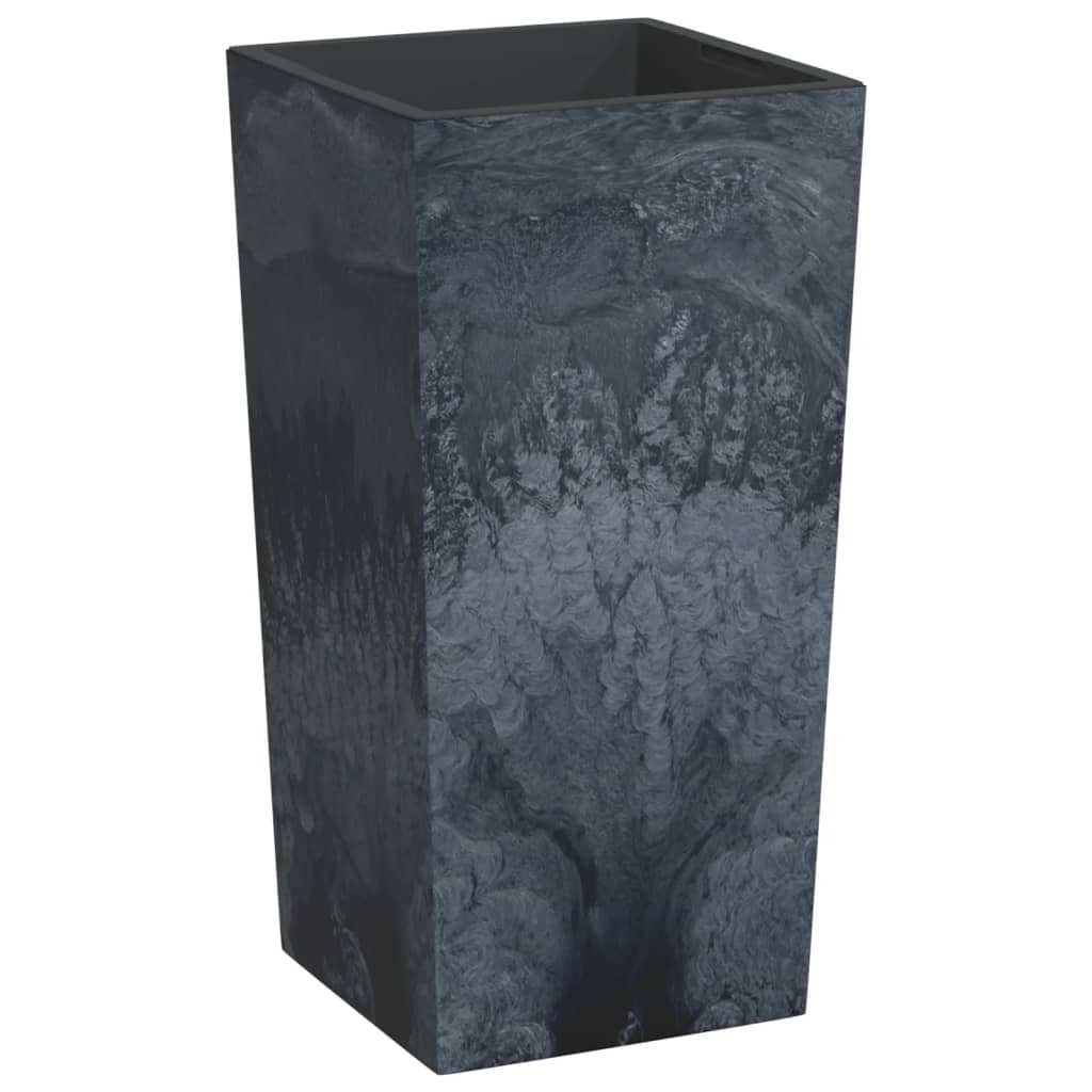 vidaXL Planter with Removable Inner Anthracite 21/49 L PP Concrete Look