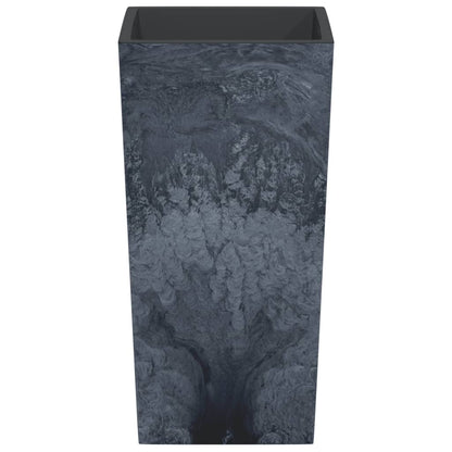 vidaXL Planter with Removable Inner Anthracite 21/49 L PP Concrete Look