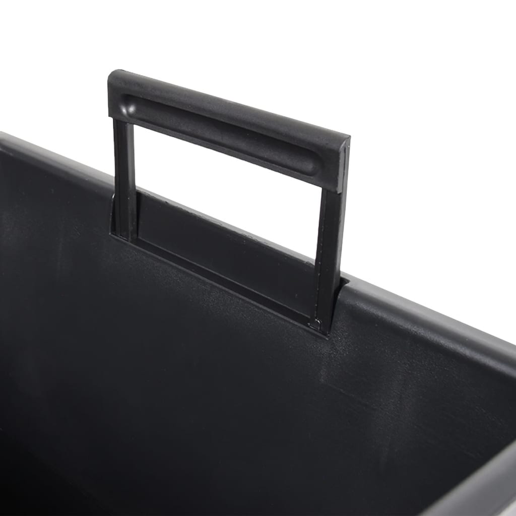 vidaXL Planter with Removable Inner Grey 21/49 L PP Concrete Look