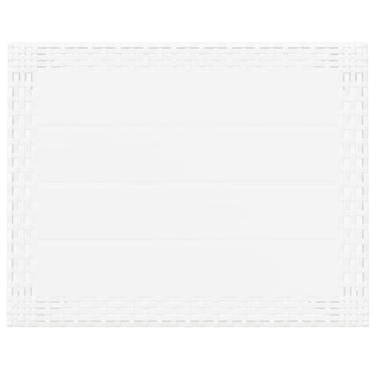 vidaXL Garden Table White 59x47x40 cm PP