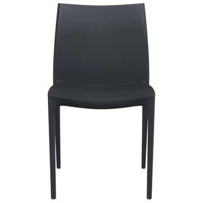 vidaXL Garden Chair | Set of 2 | Anthracite | Polypropylene | 50x46x80 cm