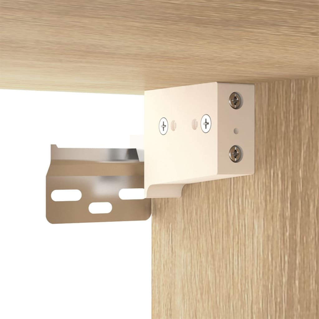 vidaXL Wall-mounted TV Cabinets 2 pcs Sonoma Oak 80x34.5x40 cm