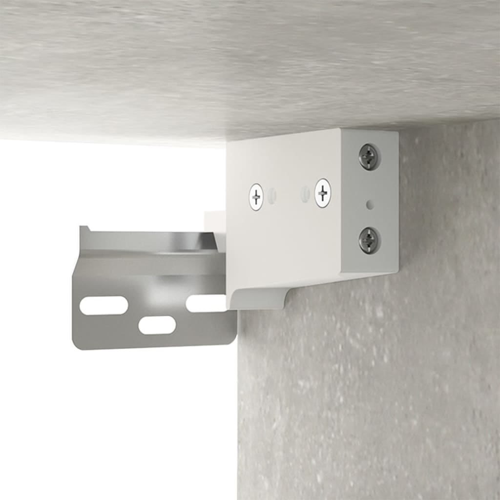 vidaXL Wall-mounted TV Cabinets 3 pcs Concrete Grey 80x34.5x40 cm