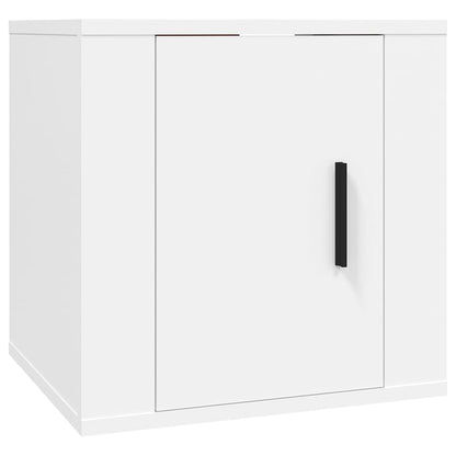 vidaXL 3 Piece TV Cabinet Set White Engineered Wood