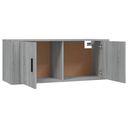 vidaXL 2 Piece TV Cabinet Set Grey Sonoma Engineered Wood