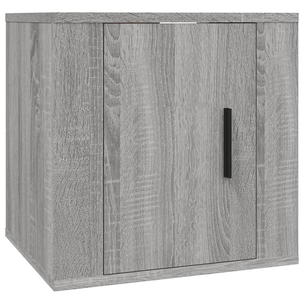 vidaXL 2 Piece TV Cabinet Set Grey Sonoma Engineered Wood