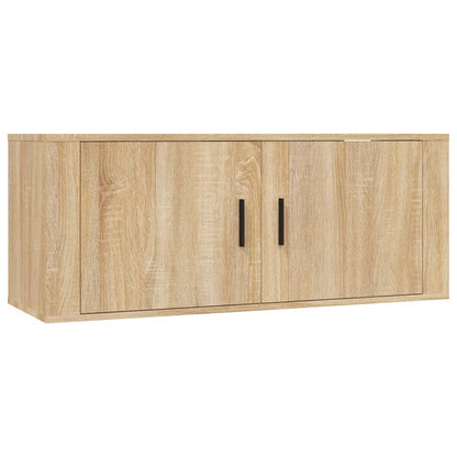 vidaXL 3 Piece TV Cabinet Set Sonoma Oak Engineered Wood