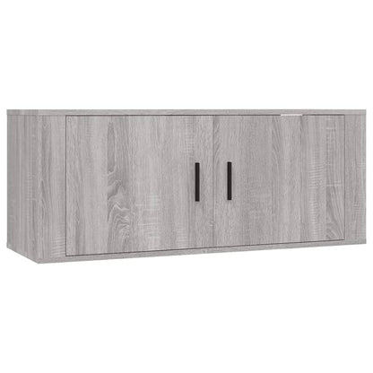 vidaXL 3 Piece TV Cabinet Set Grey Sonoma Engineered Wood