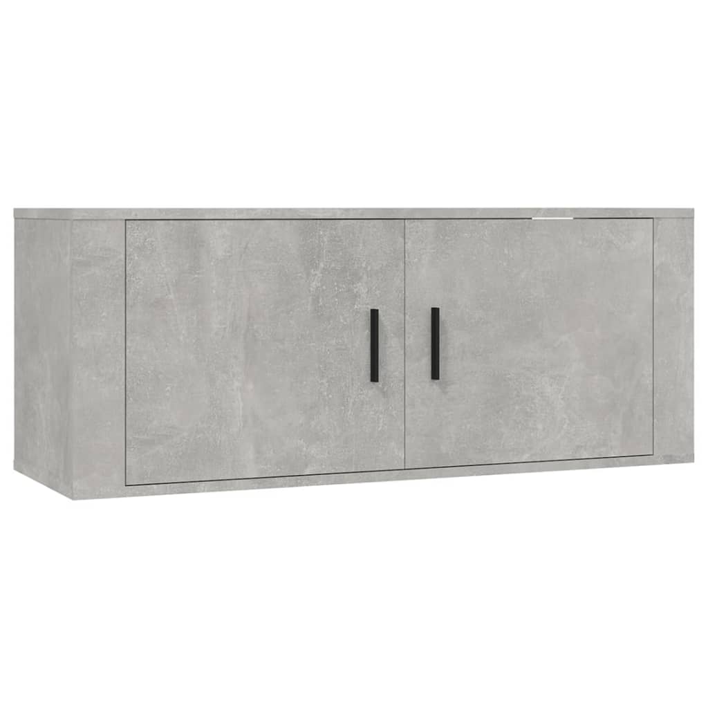 vidaXL 6 Piece TV Cabinet Set Concrete Grey Engineered Wood