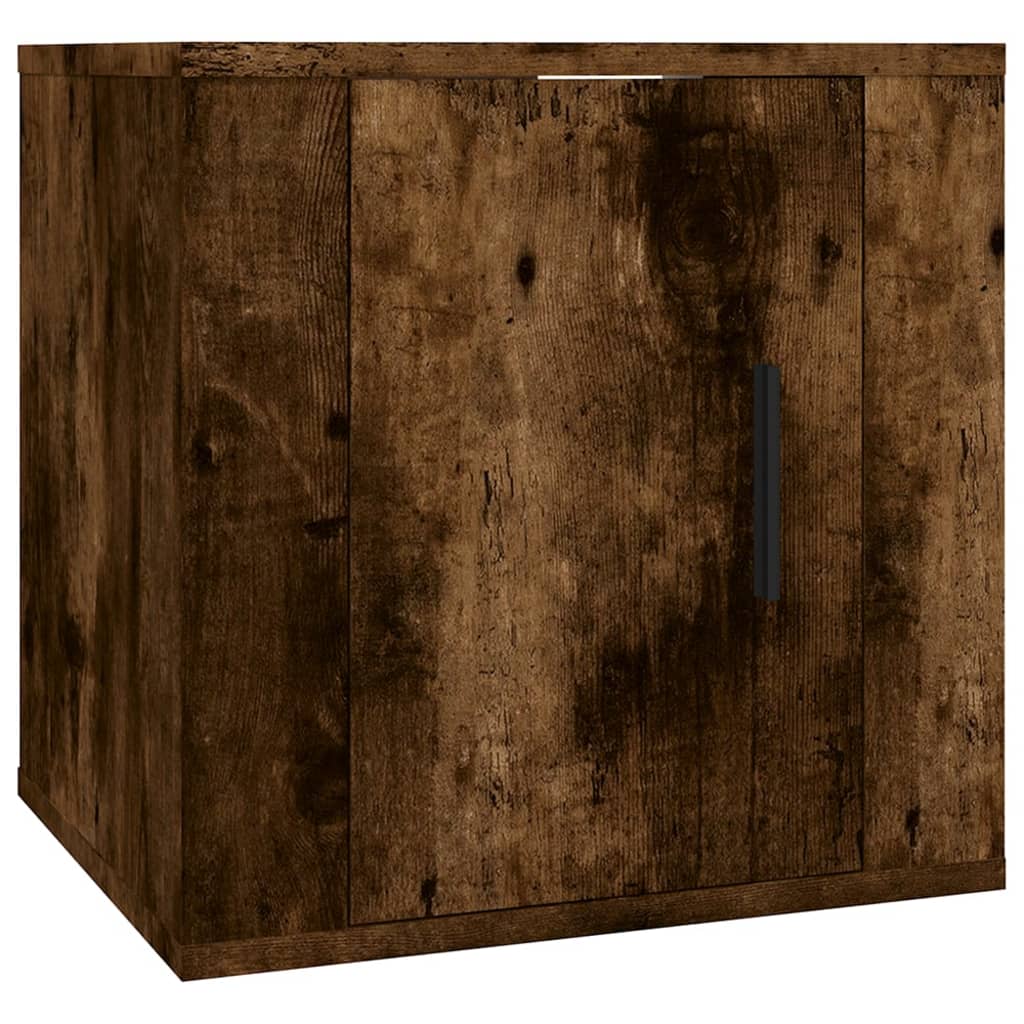vidaXL 6 Piece TV Cabinet Set Smoked Oak Engineered Wood