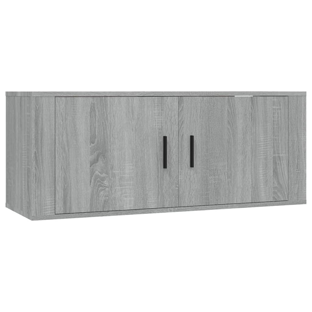 vidaXL 7 Piece TV Cabinet Set Grey Sonoma Engineered Wood