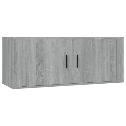 vidaXL 7 Piece TV Cabinet Set Grey Sonoma Engineered Wood