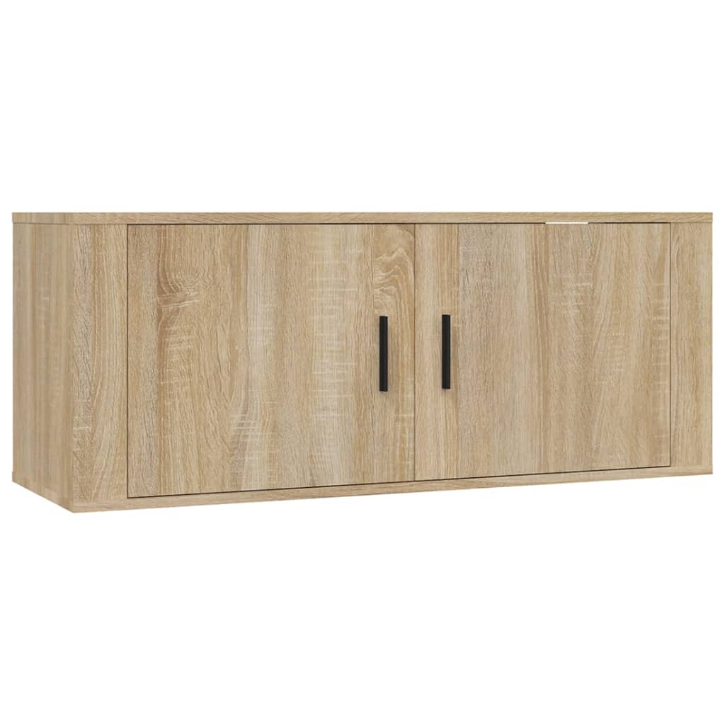 vidaXL 8 Piece TV Cabinet Set Sonoma Oak Engineered Wood