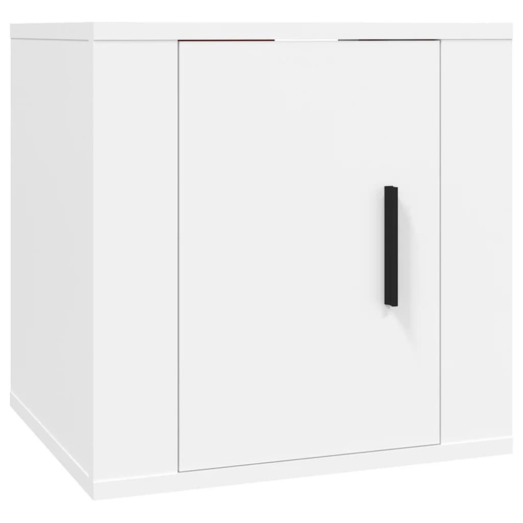vidaXL 5 Piece TV Cabinet Set White Engineered Wood