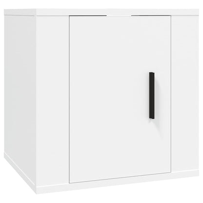 vidaXL 8 Piece TV Cabinet Set White Engineered Wood